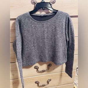 Zara Grey Sweater Size Large